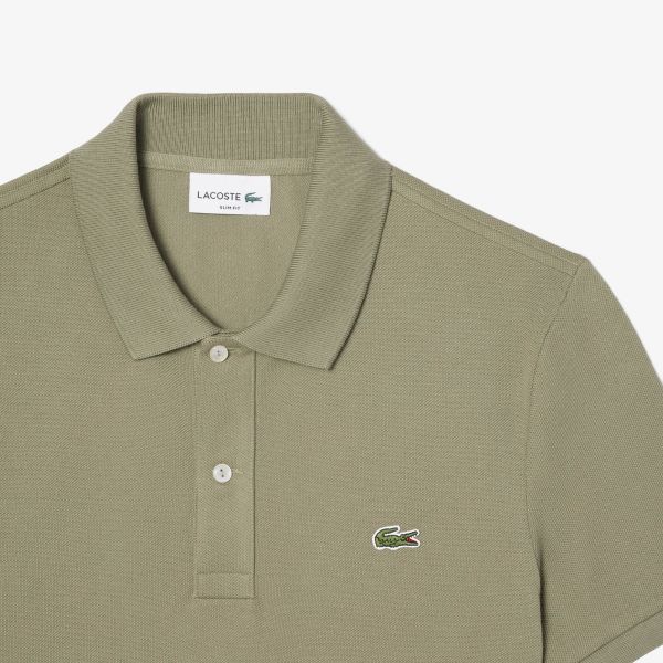 Lacoste Slim Fit Polo Donker Groen