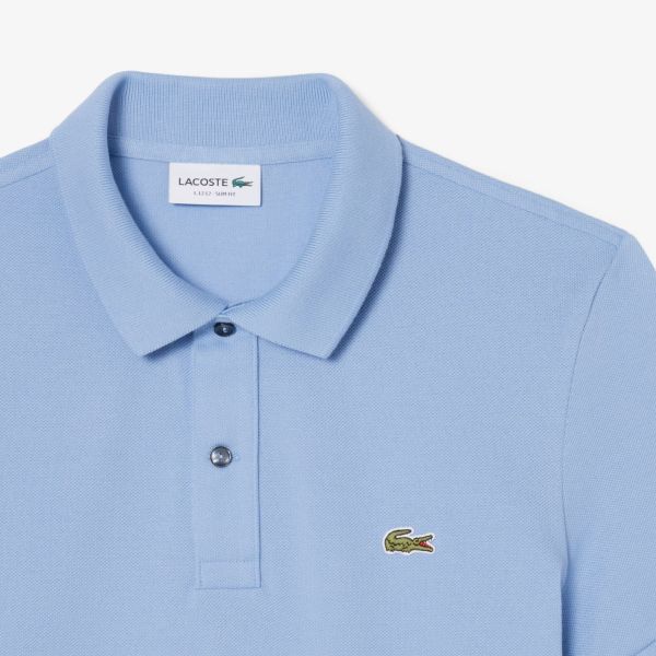 Lacoste Slim Fit Polo Licht Blauw