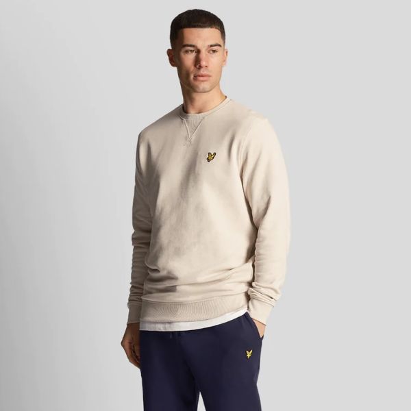 Lyle & Scott Crewneck Sweater Beige