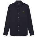 Lyle & Scott Linen Blend Overhemd Navy