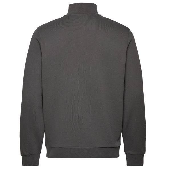 Lyle & Scott Loopback Quarter Zip Sweater Antraciet