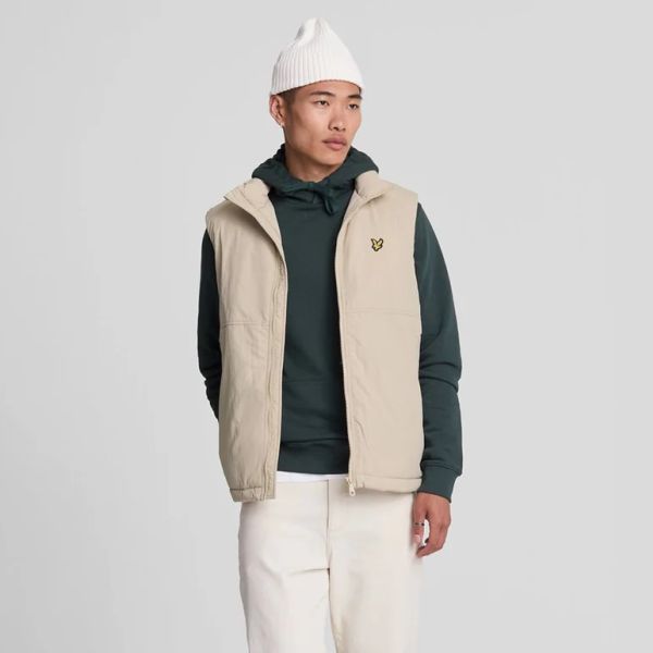 Lyle & Scott Padded Bodywarmer Beige