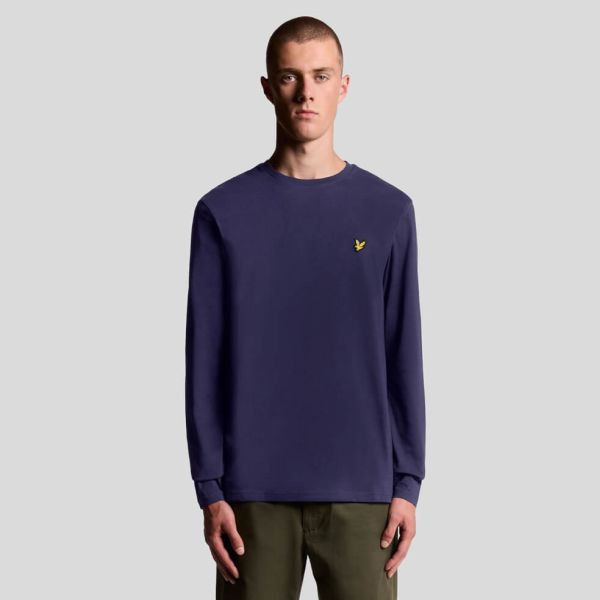 Lyle & Scott Plain Longsleeve T-shirt Navy