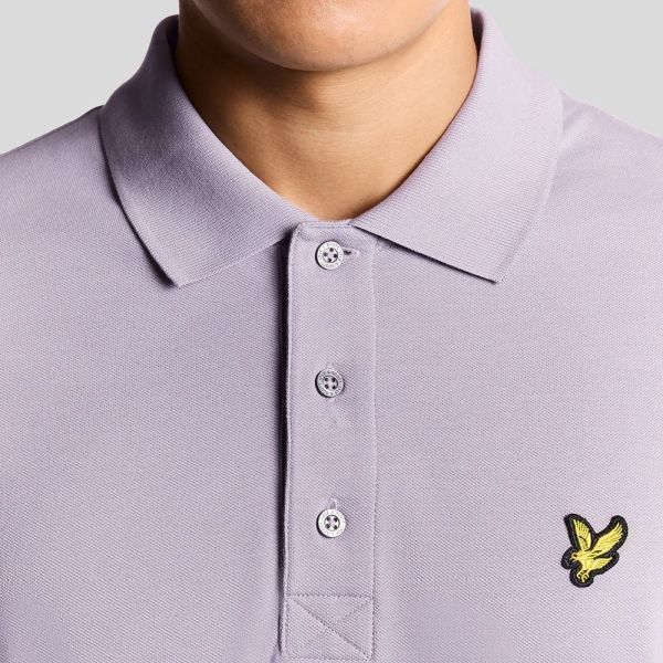 Lyle & Scott Plain Polo Paars
