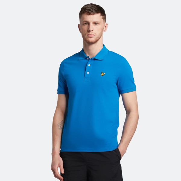 Lyle & Scott Plain Polo Blauw