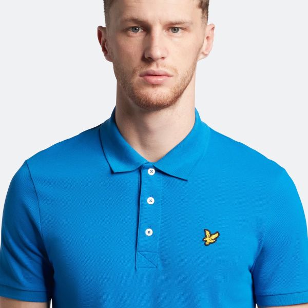 Lyle & Scott Plain Polo Blauw