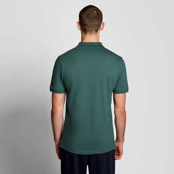 Lyle & Scott Plain Polo Donker Groen