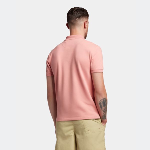 Lyle & Scott Plain Polo Peach