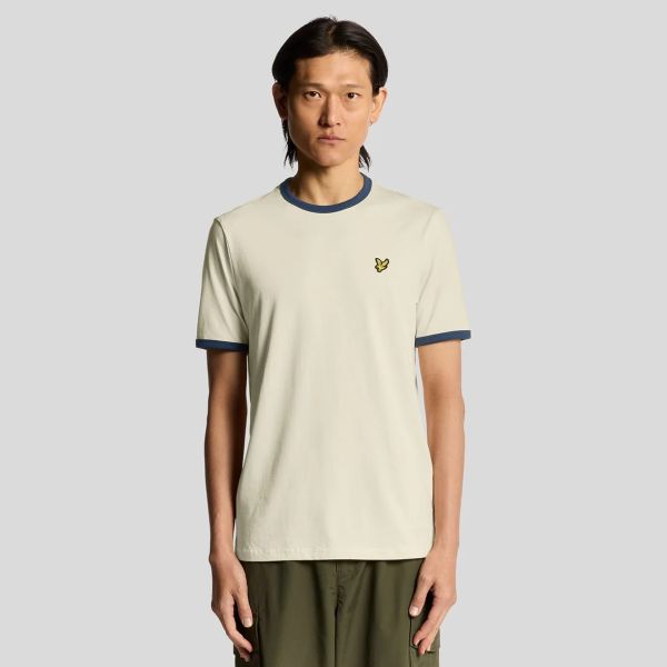 Lyle & Scott Ringer T-shirt Beige