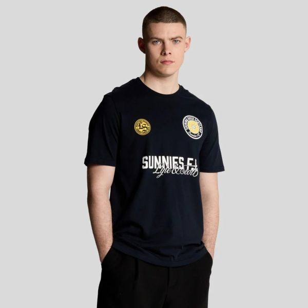 Lyle & Scott Sunnies FC Graphic T-shirt Navy