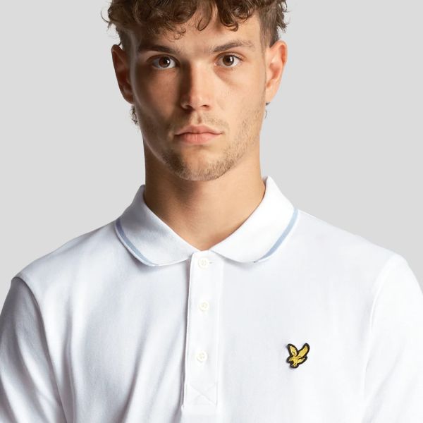 Lyle & Scott Tipped Polo Wit