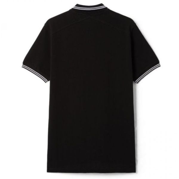 Ma.strum Double Tipped Polo Zwart