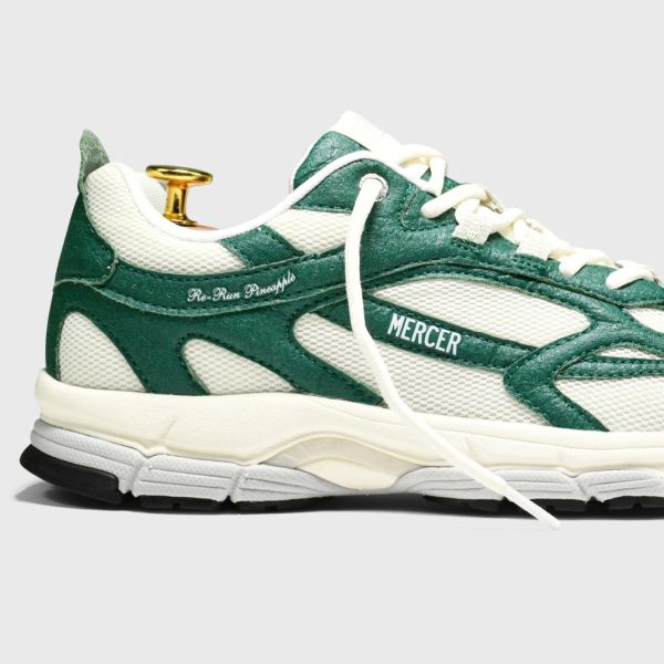 Mercer Amsterdam The Re-Run Pineapple 2.0 Sneaker Groen/Wit