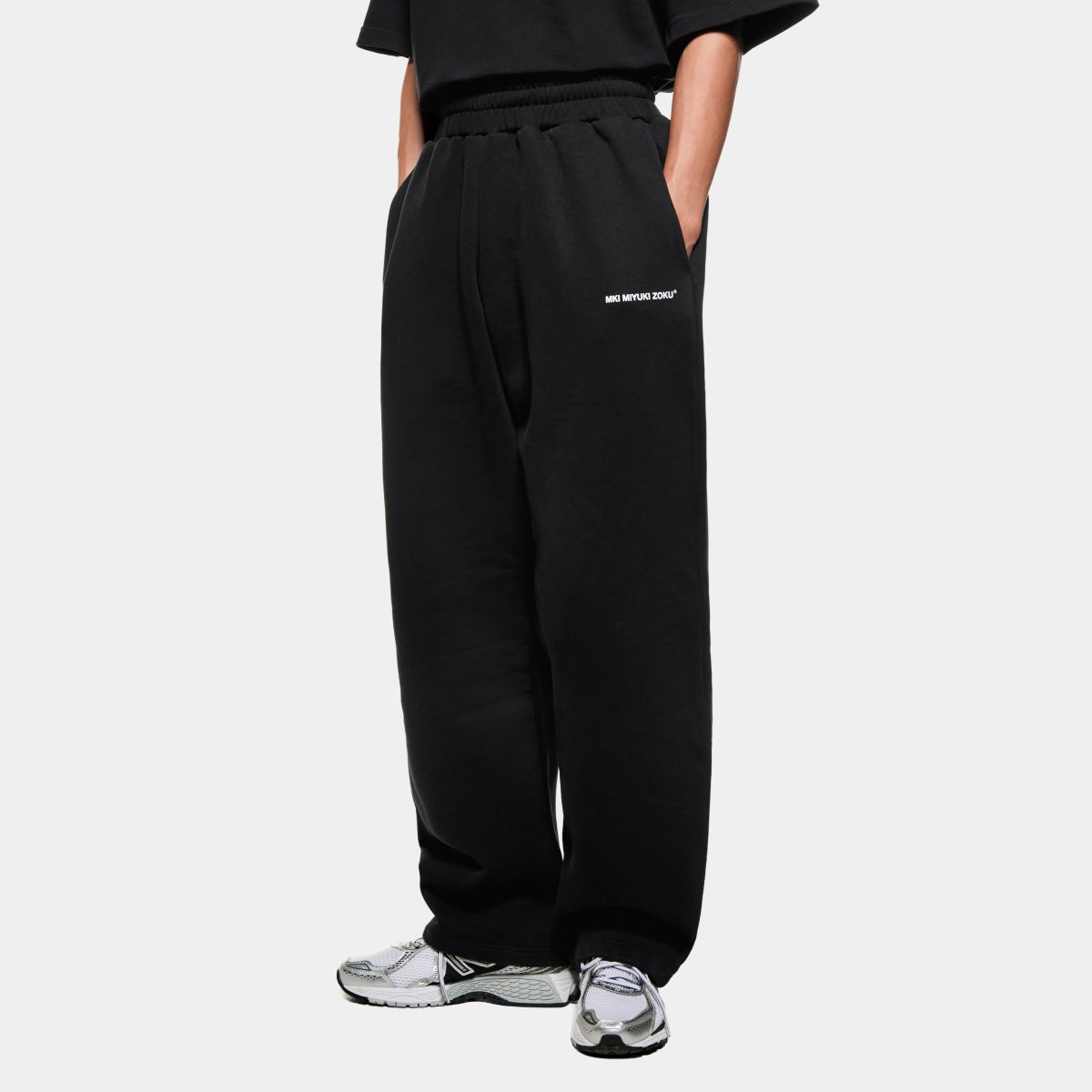 MKI Miyuki Zoku Uniform Wide Leg Trainingsbroek Zwart