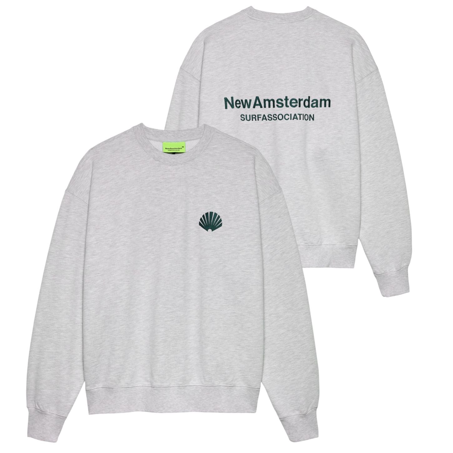 New Amsterdam Surf Association Logo Pullover Grau