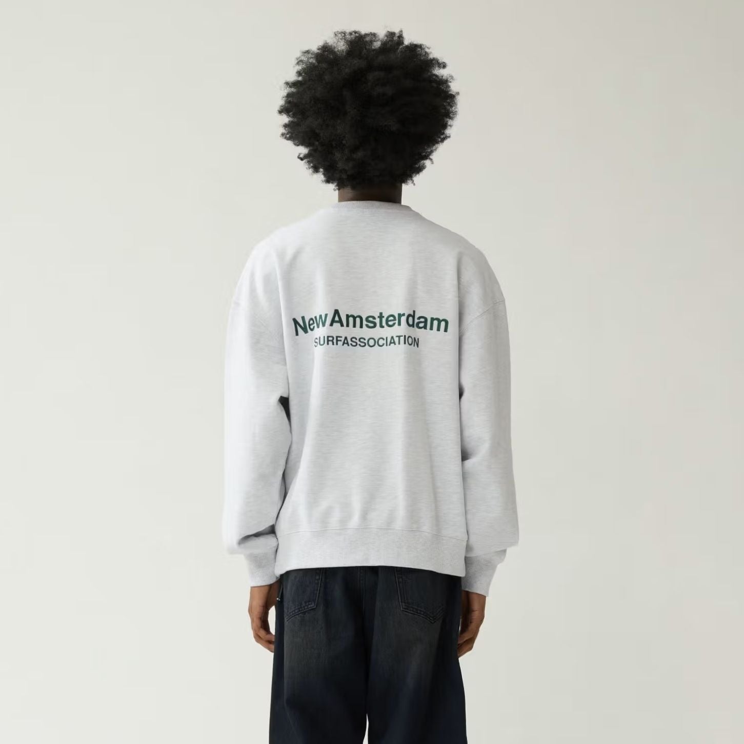 New Amsterdam Surf Association Logo Pullover Grau