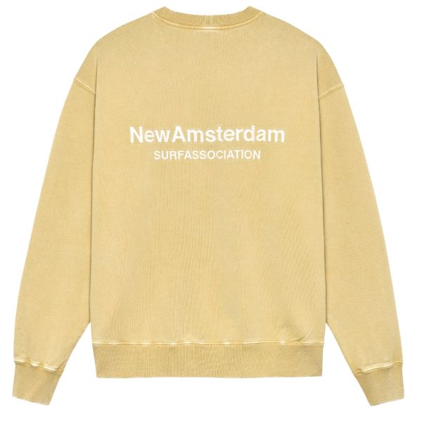 New Amsterdam Surf Association Logo Sweater Geel