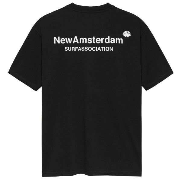 New Amsterdam Surf Association Logo T-shirt Zwart