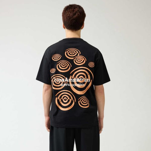New Amsterdam Surf Association Ripple T-shirt Zwart