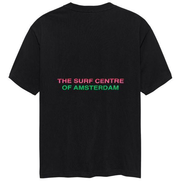 New Amsterdam Surf Association Surf Centre T-shirt Zwart
