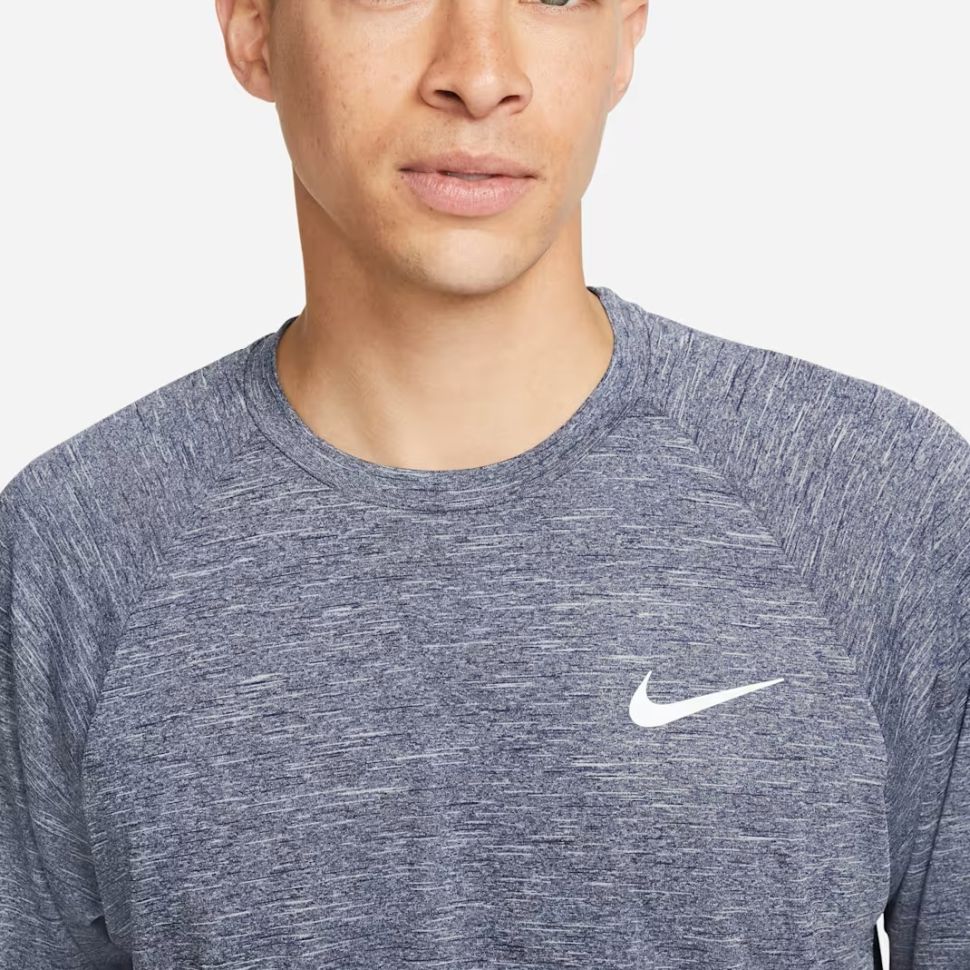 Nike Heathered Hydroguard Longsleeve T-shirt Navy