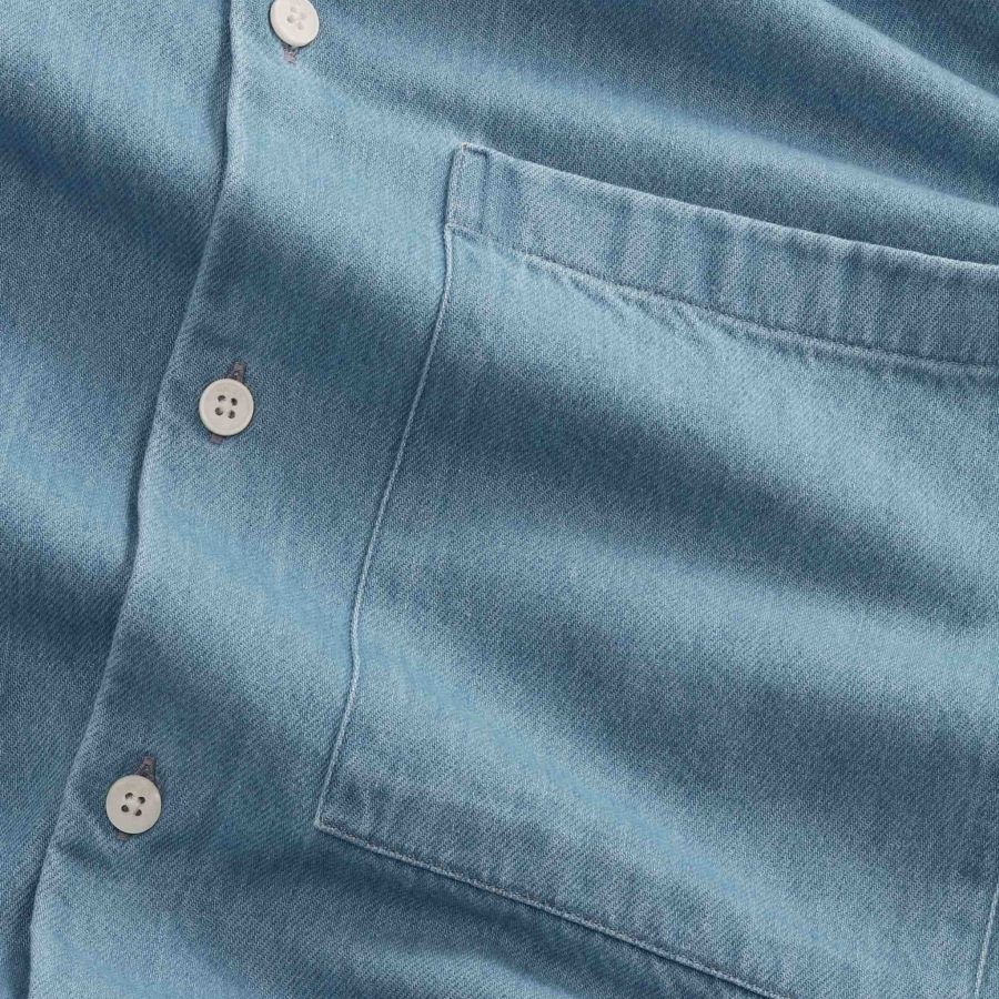 NN.07 Freddy Denim Overshirt Blauw