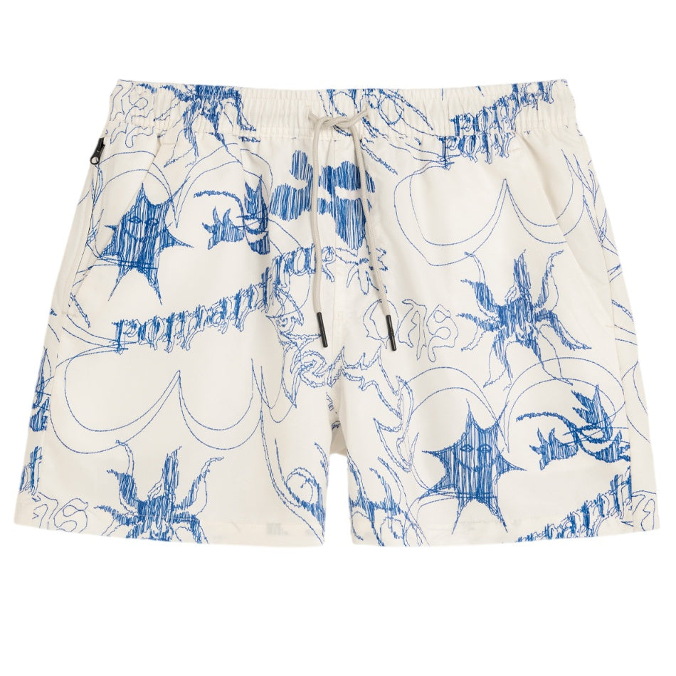 OAS Romantique Zwembroek Off White/Blauw