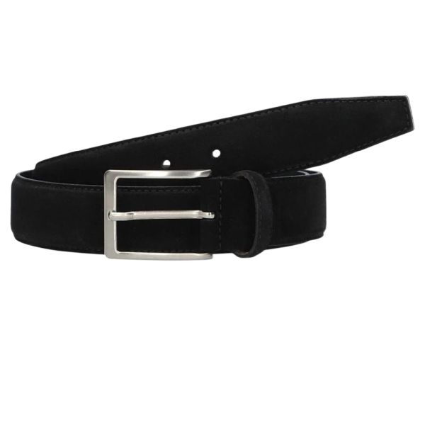 Officine Napoli Suede Riem Zwart