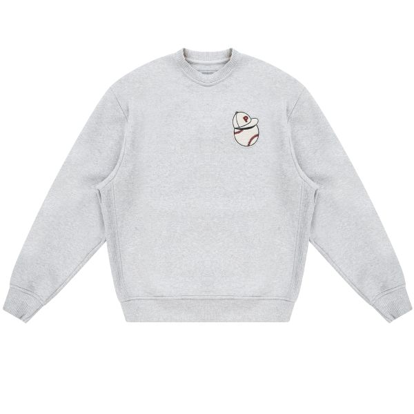 PAL Sporting Goods At Bat Sweater Grijs