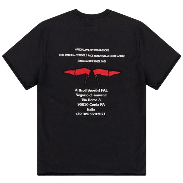 PAL Sporting Goods Gloria In Pista Souvenir T-shirt Zwart