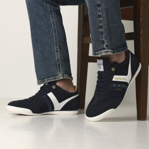 Pantofola d'Oro Vasto Suede Sneaker Navy