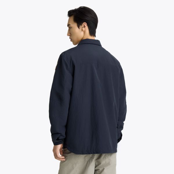 Parajumpers Evander Watted Overshirt Navy