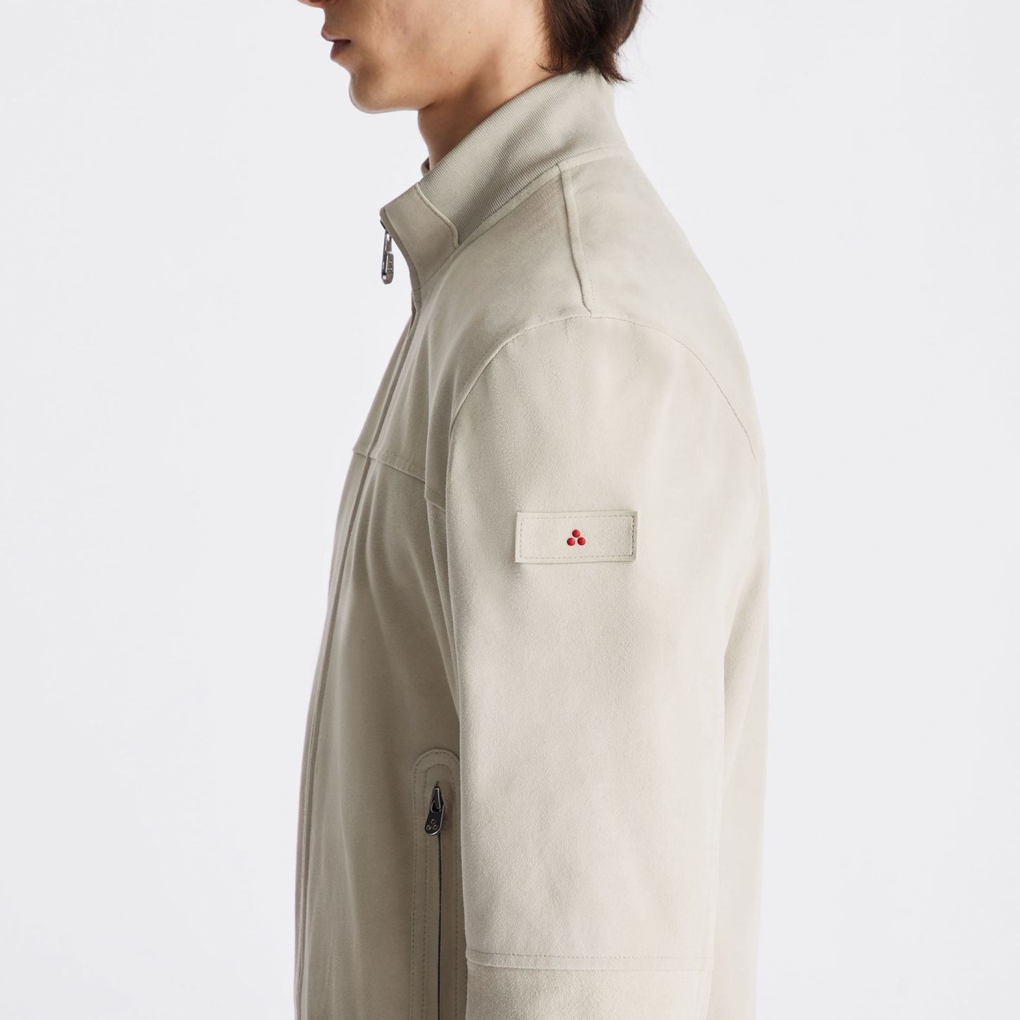 Peuterey Sands Suede Jas Off White