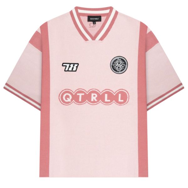 Quotrell Alessio Knitted Polo Roze