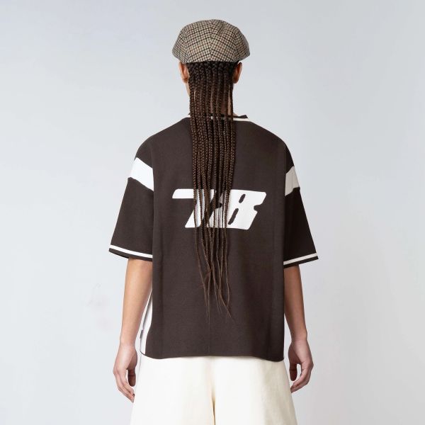Quotrell Alessio Knitted Polo Bruin