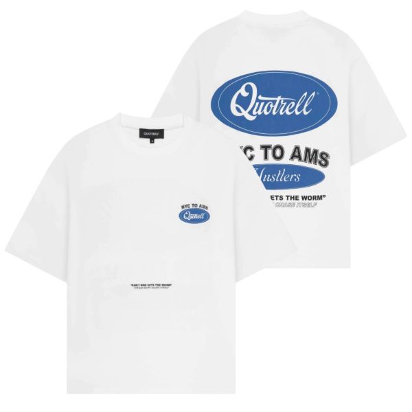 Quotrell Hustlers T-shirt Wit