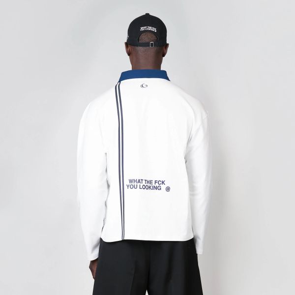 Quotrell Jameson Longsleeve Polo Wit
