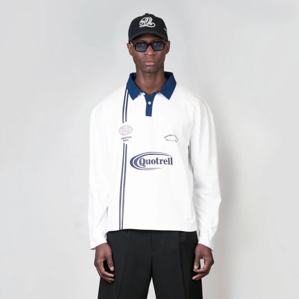 Quotrell Jameson Longsleeve Polo Wit