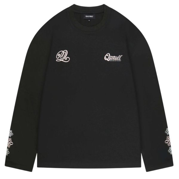Quotrell Louis Longsleeve T-shirt Zwart