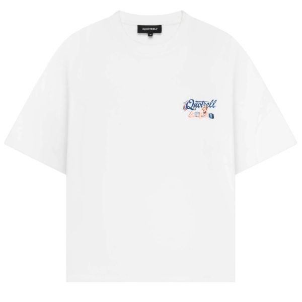 Quotrell Pin Up T-shirt Wit