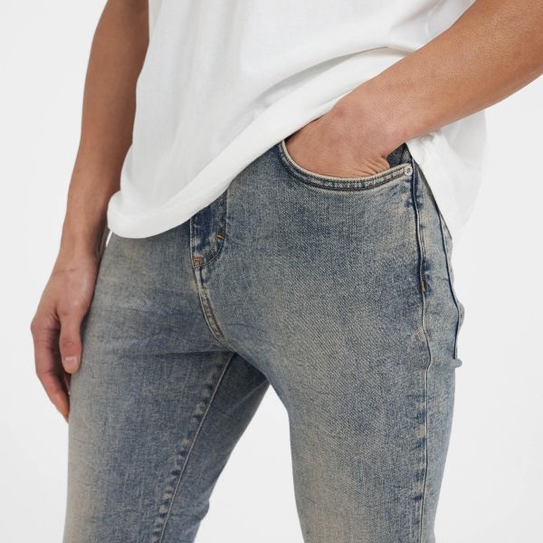 Represent Essential Denim Jeans Blue Cream