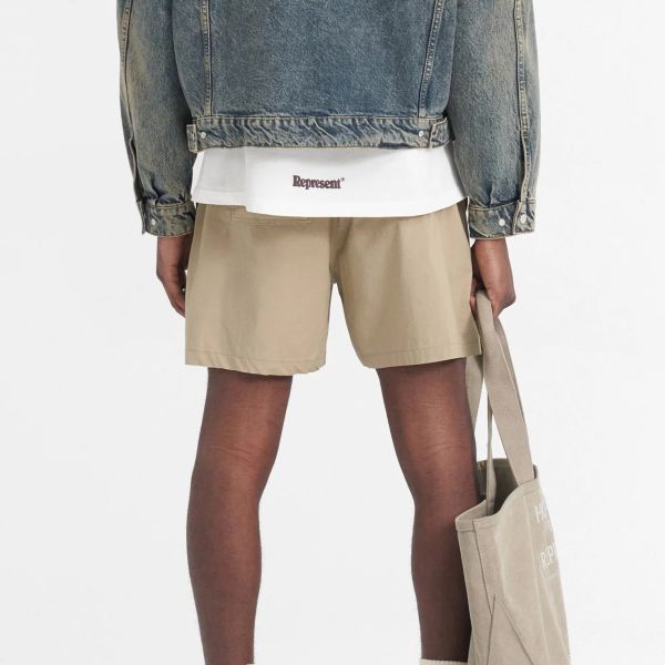 Represent Korte Broek Beige