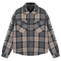 Represent Quilted Flannel Overshirt Grijs