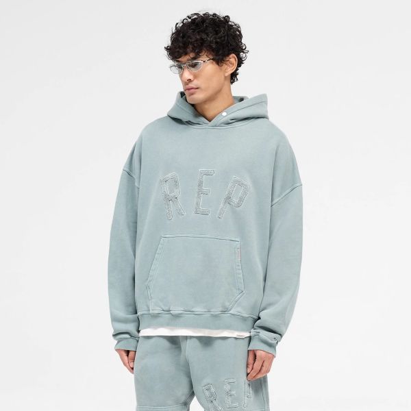 Represent Rep Applique Hoodie Mint