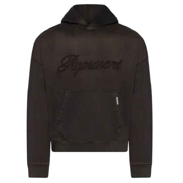 Represent Reverse Applique Hoodie Bruin