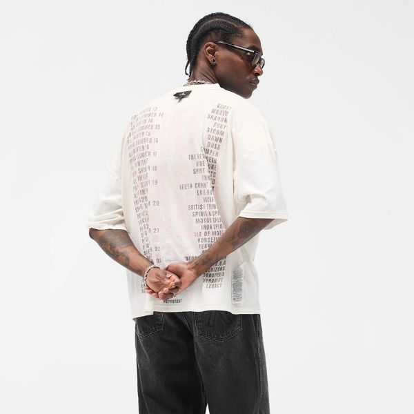 Represent Reversible Living Legacy Falcon T-shirt Off White