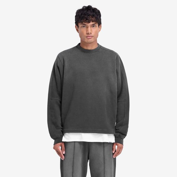 Represent Stepped Hem Sweater Zwart
