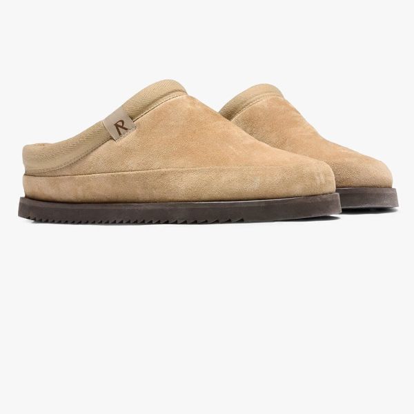 Represent Summer Mule Suede Slippers Beige