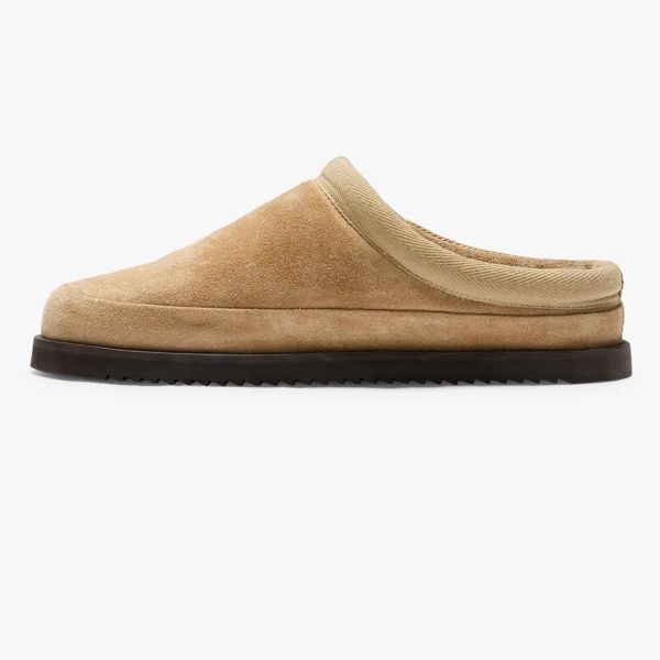 Represent Summer Mule Suede Slippers Beige