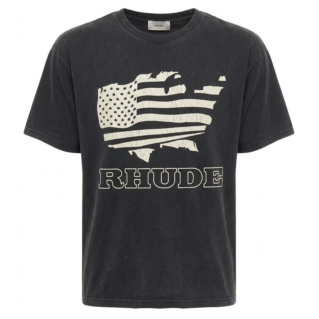 Rhude Banner T-shirt Zwart
